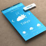 Just Weather for iPhone 5 Retina Ready - FREE PSD