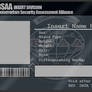 BSAA ID Card Template