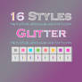 + 16 Styles Glitter.