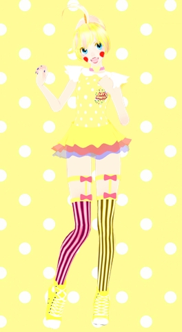 MMD FNAF 2 TOY CHICA MODEL DOWNLOAD by witchlyly on DeviantArt
