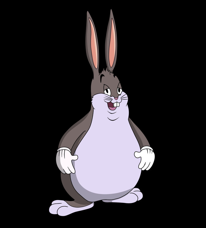 Зайчик мемы. Chungus. Биг Чунгус. Жирный Багз Банни. Big chungus кролик