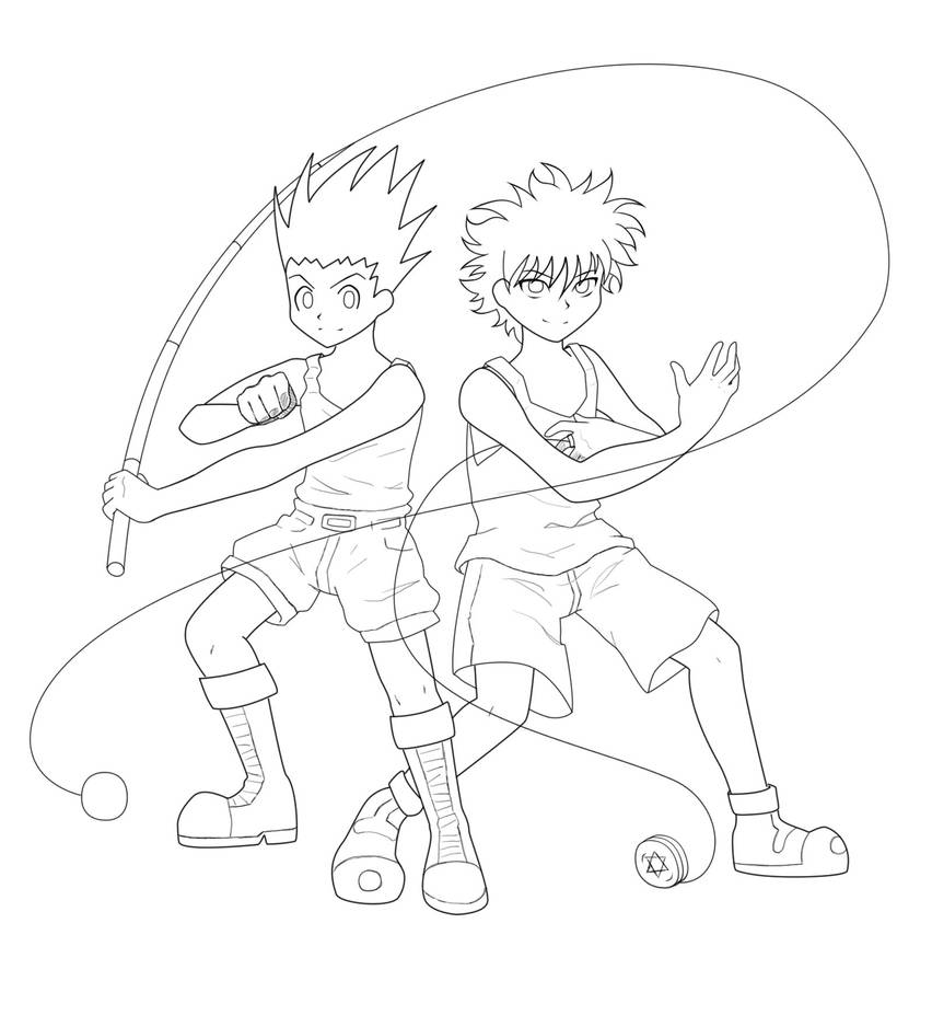 6600 Anime Killua Coloring Pages  HD