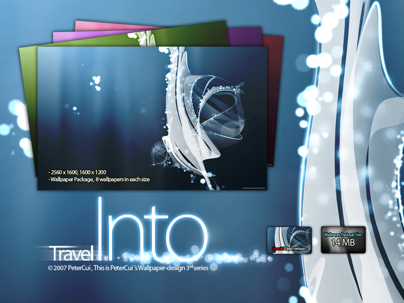 Travel into, Line wallpaper 3