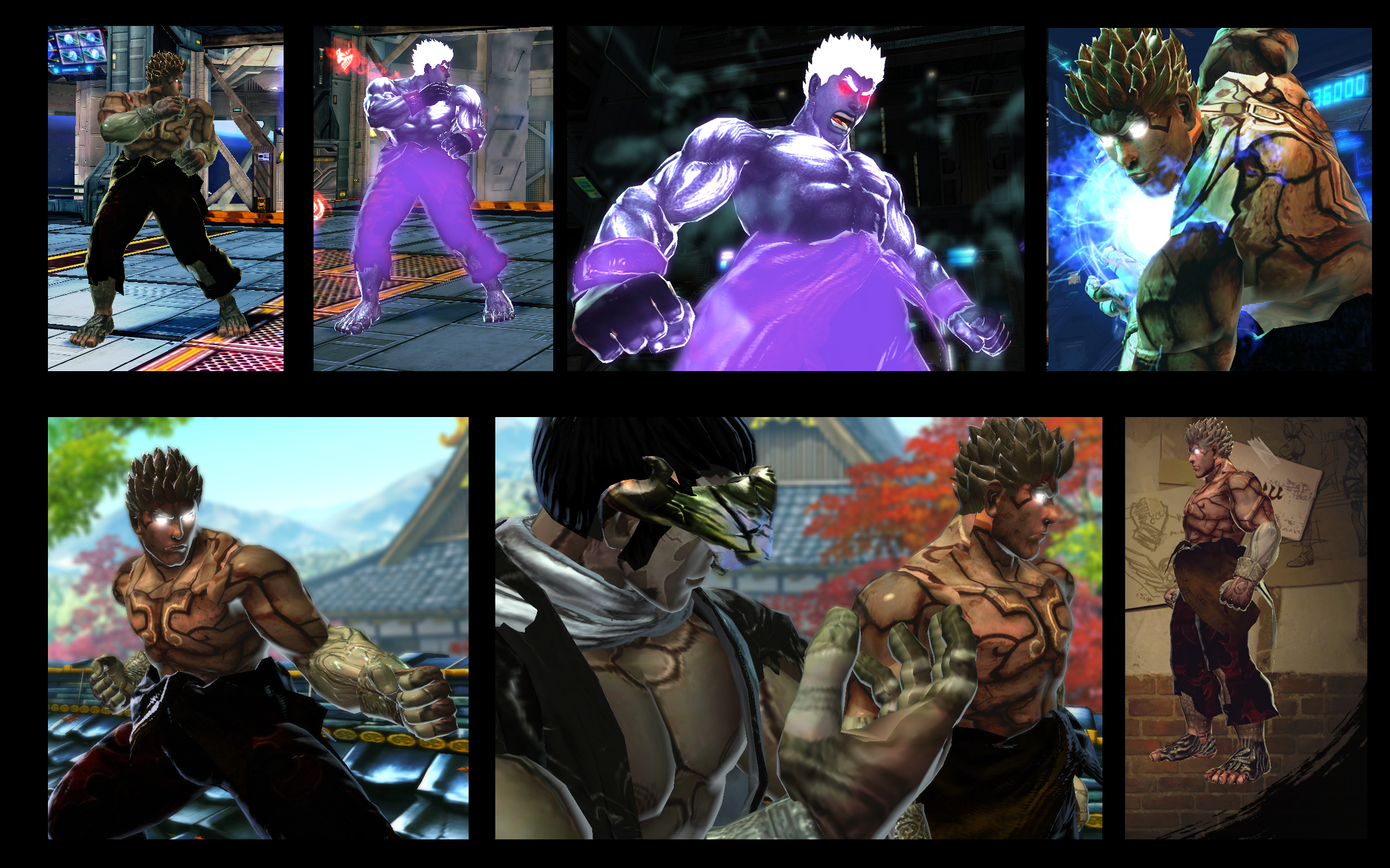 SF X TEKKEN Ryu as Asura from Asura Wrath