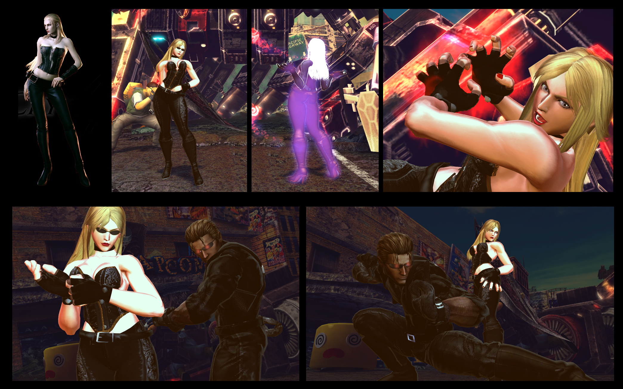 SF X TEKKEN Nina as Trish from DMC 4