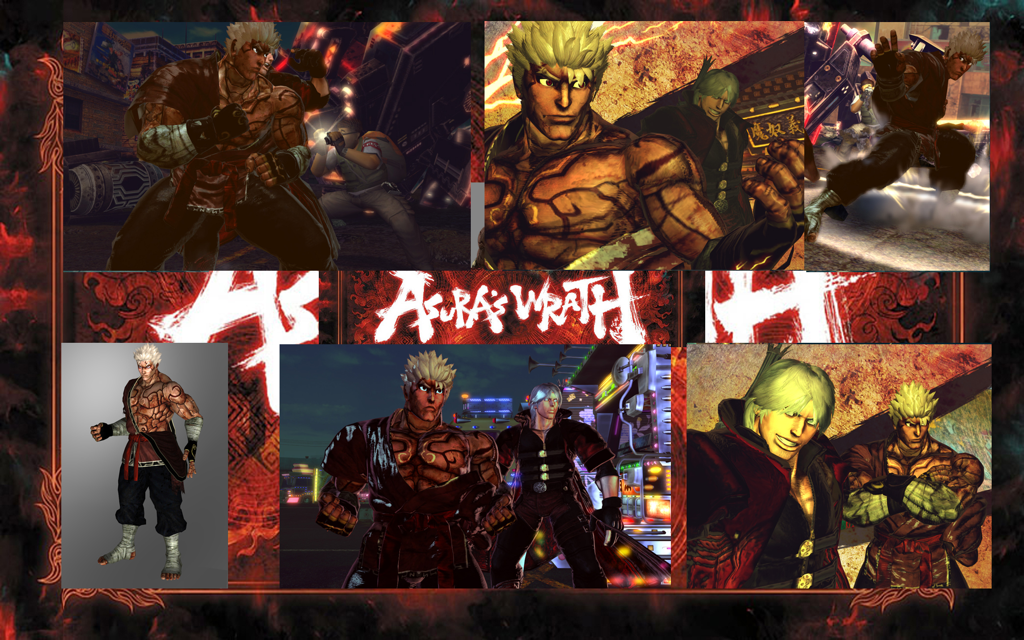 SF X TEKKEN Ryu as Apprentice Asura Vol 2