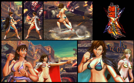 SF X TEKKEN bikini Asuka