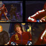 Street Fighter X Tekken Hwoarang as Slim Bob