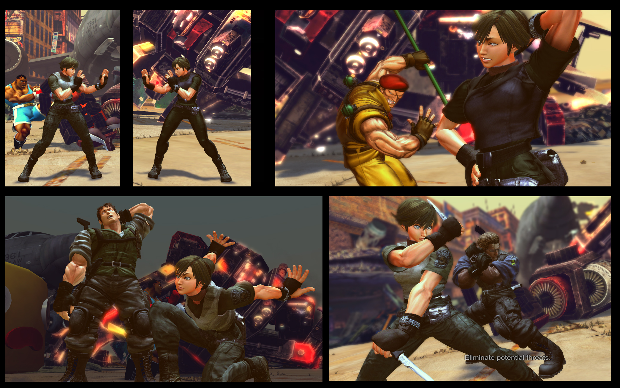 SF X Tekken Ibuki as Rebecca Chambers
