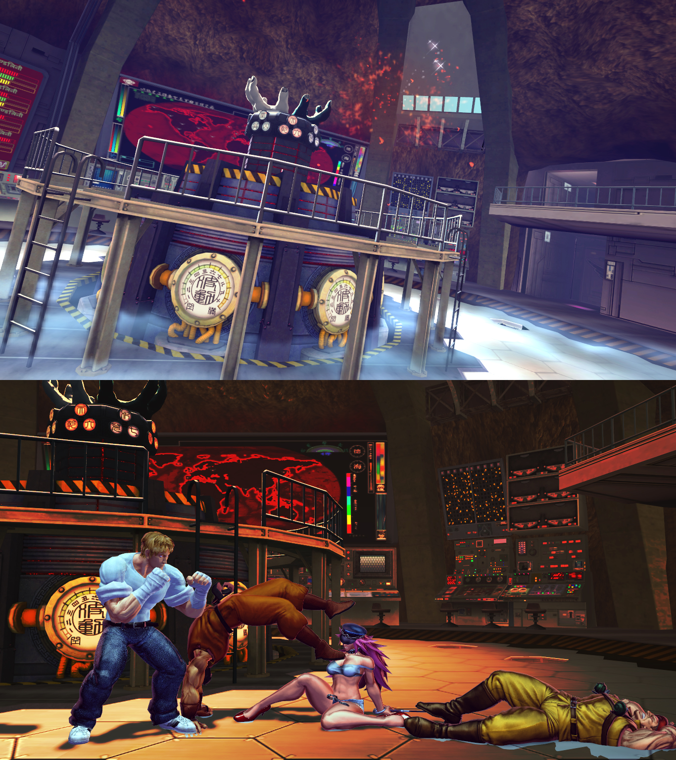 SF X TEKKEN Unknown Secret Laboratory by monkeygigabuster