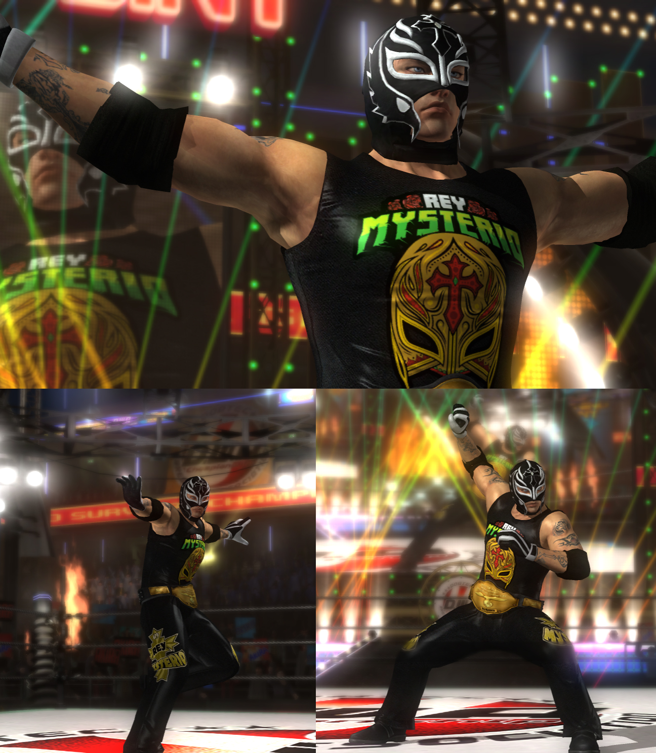 DOA5LR Akira as Rey Mysterio