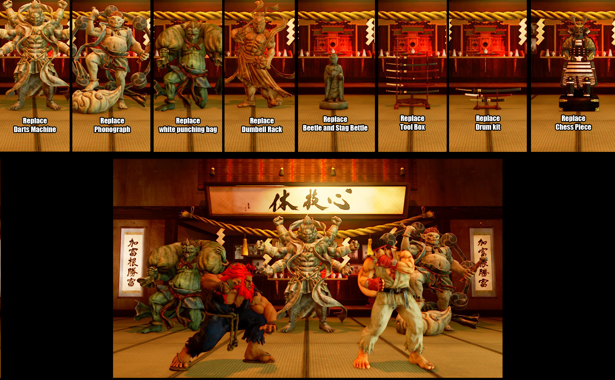 SFVAE Dojo Item Pack 2 by monkeygigabuster on DeviantArt