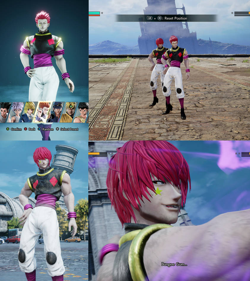 Jump Force mod Heaven Arena Arc Hisoka by monkeygigabuster on DeviantArt