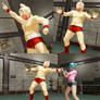 DOA6 mod Bass as Kinnikuman