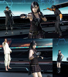 DFFNT mod FFXV Iris Amicitia's outfit for Tifa