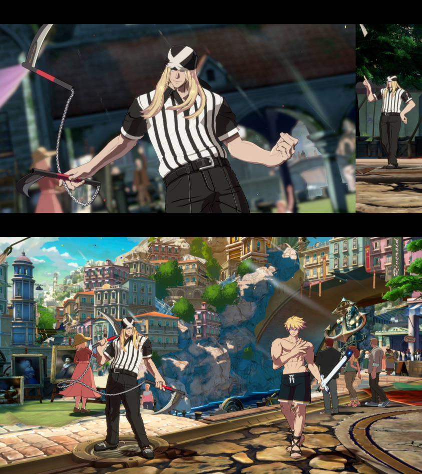 GBFV Referee outfit for Axl Low by monkeygigabuster on DeviantArt