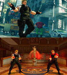 SFVCE mod Wesker STARS outfit for Luke
