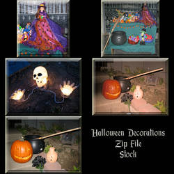 Halloween Decorations Zip File