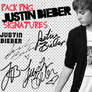Justin Bieber signatures png
