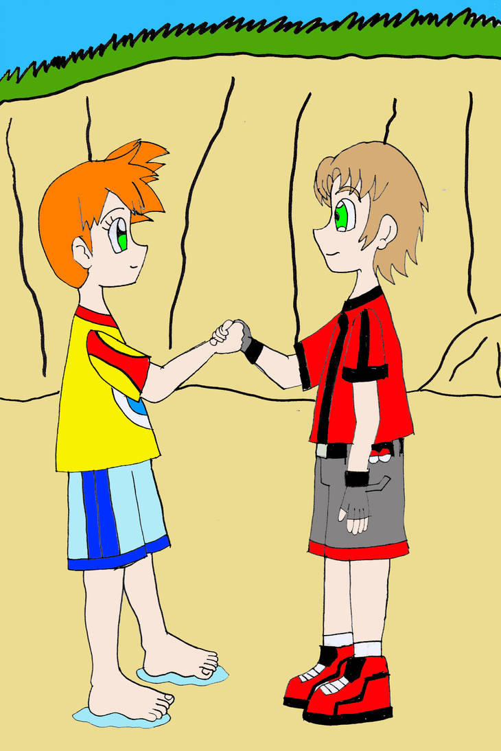 Mike and Misty first meet by Animedino1 on DeviantArt