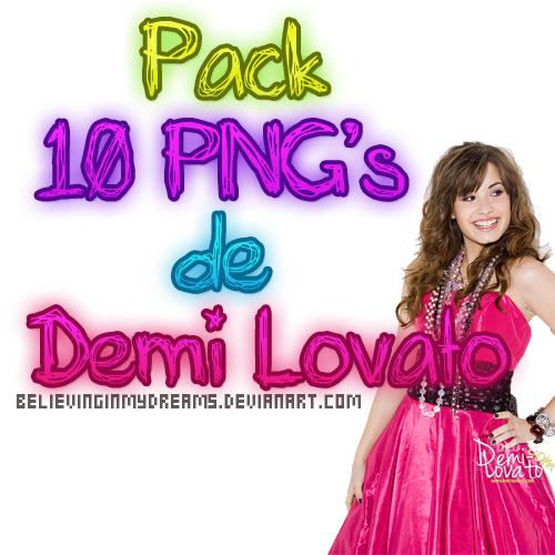 Pack PNG de Demi Lovato