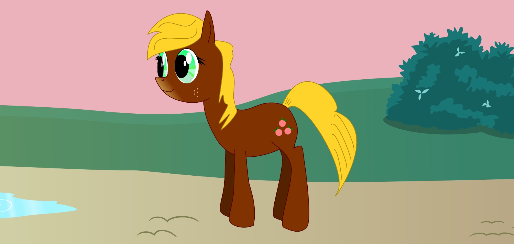 My First Pony OC ever! Lushie Peach~