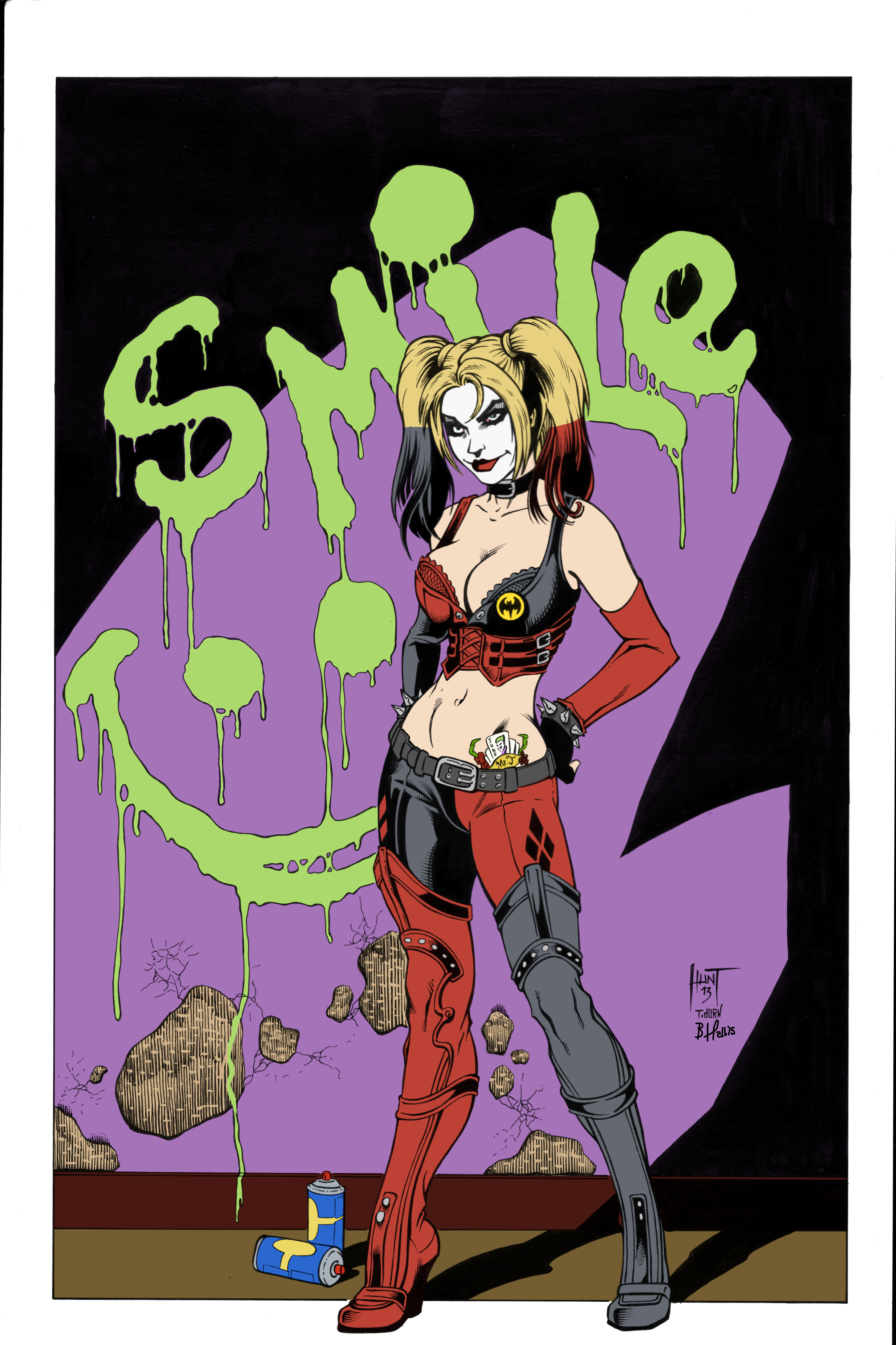 Harley Quinn Arkham City -flat