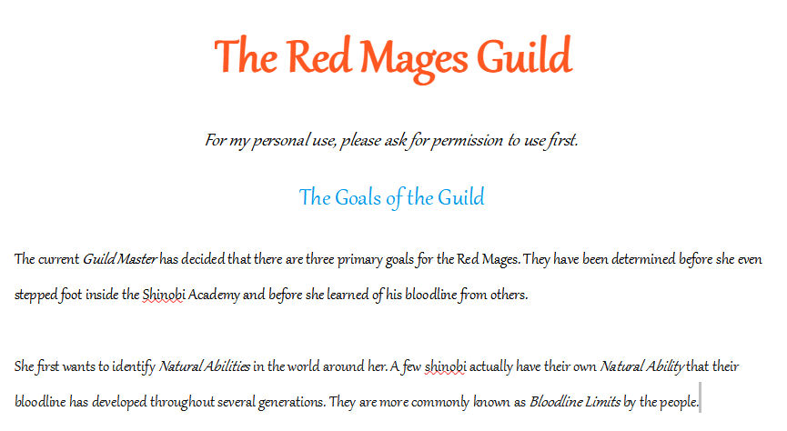 The Red Mage's Guild by Yukimori-Cherokee on DeviantArt