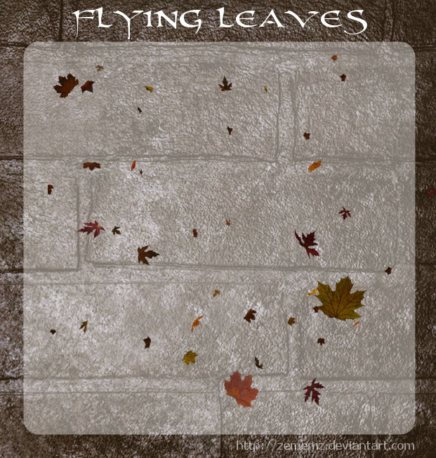 3D Flying Leaves