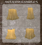 3D Melted Candles