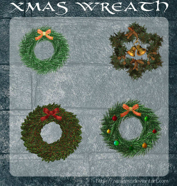 3D Xmas Wreath