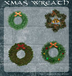 3D Xmas Wreath by zememz