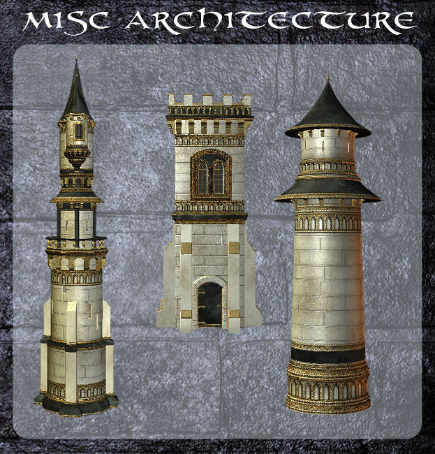 3D Misc Architecture 2