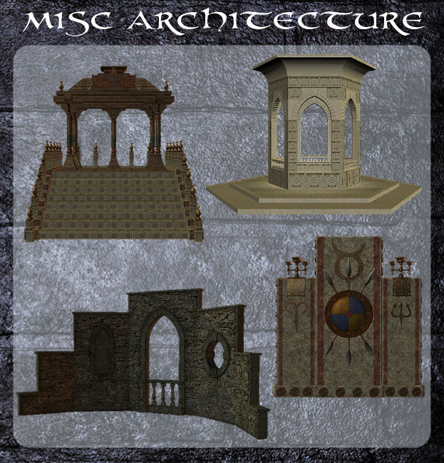 3D Misc Architecture 3 by zememz on DeviantArt