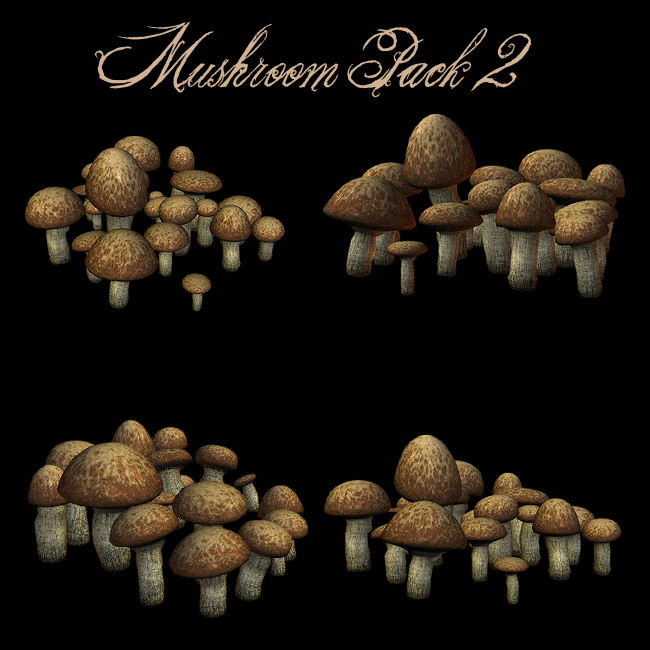 Mushrooms Pack 2