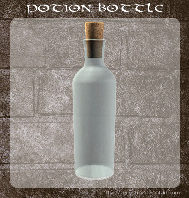 3D Potion Bottle 1