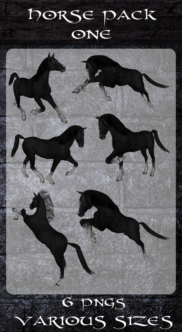 3D Horses Pack 1