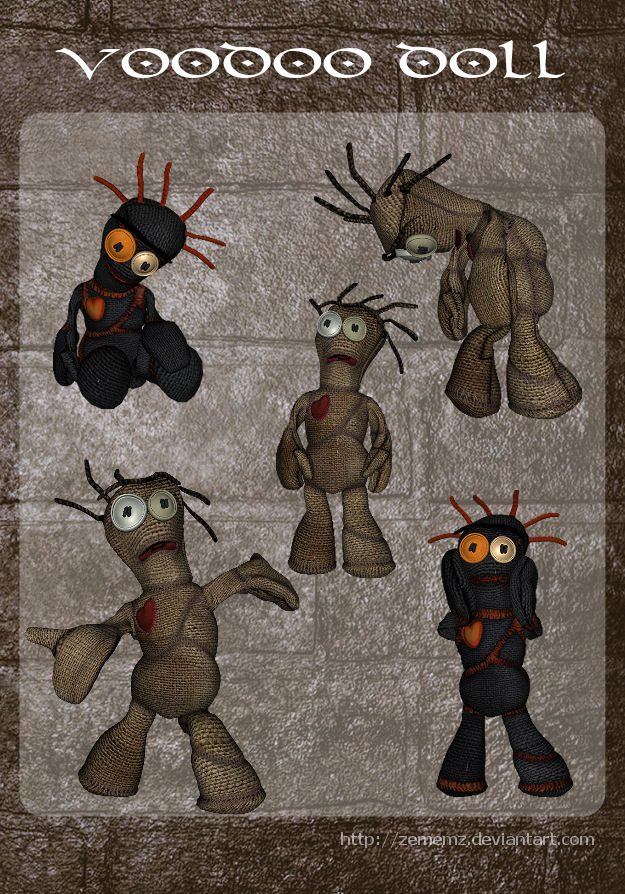 3D Voodoo Doll by zememz on DeviantArt