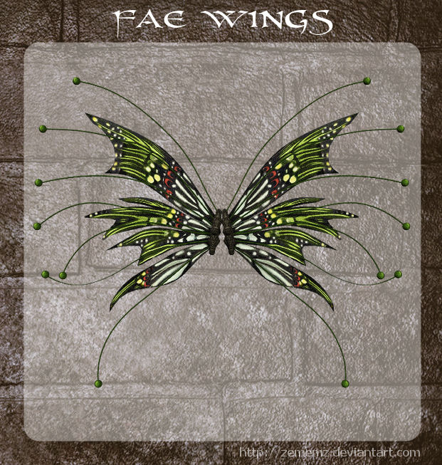 3D Fae Wings 2