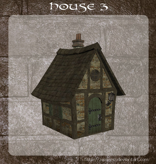 3D House 3 by zememz on DeviantArt
