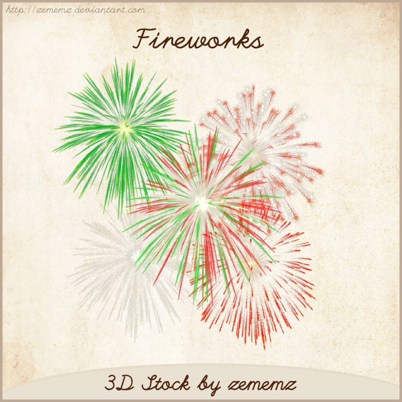 3D Fireworks