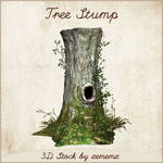 3D Tree Stump