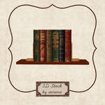 3D Books On A Shelf by zememz