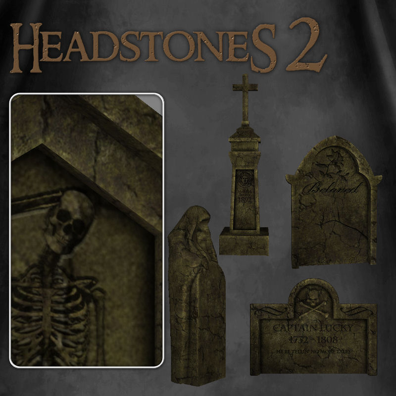 Headstones 2 by zememz