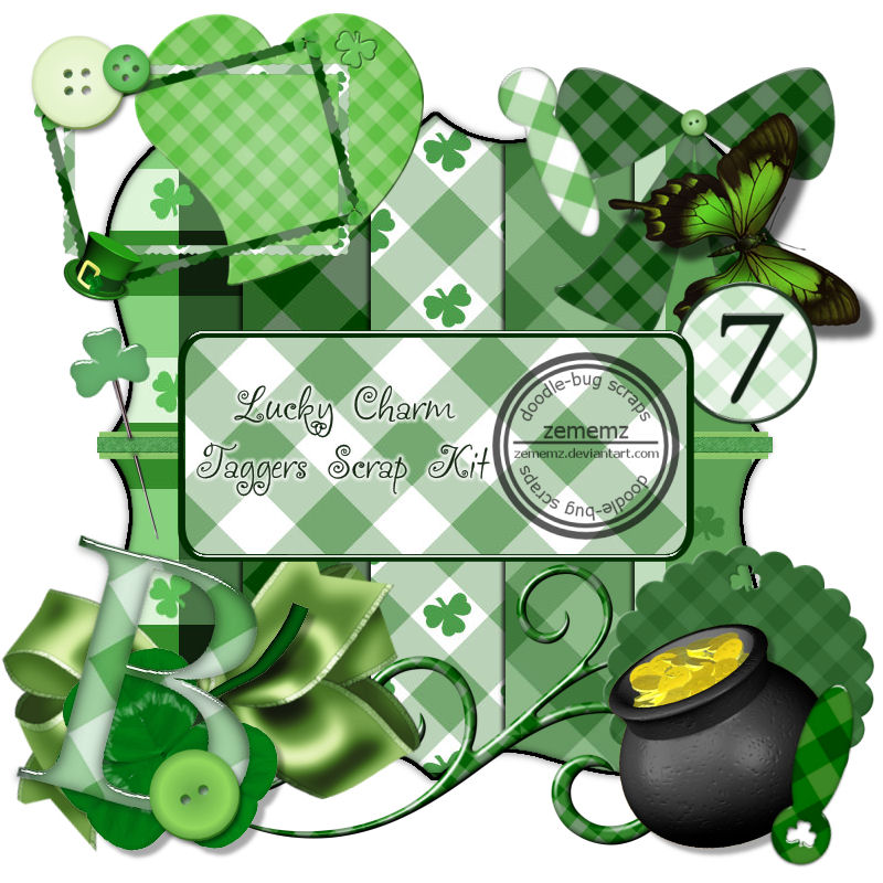 Lucky Charms Taggers Scrap Kit