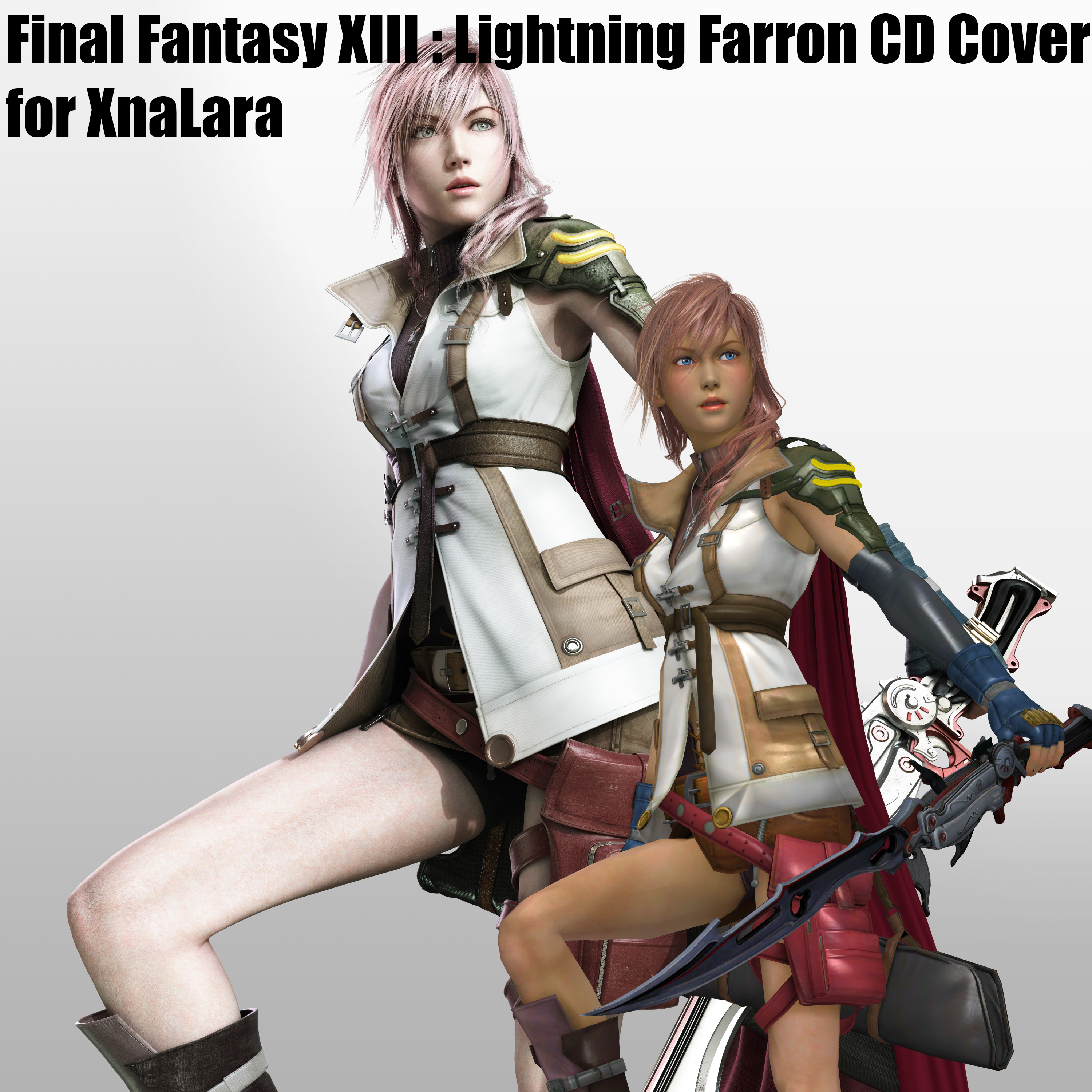 XnaLara: FFXIII - Lightning Farron CD Cover Pose