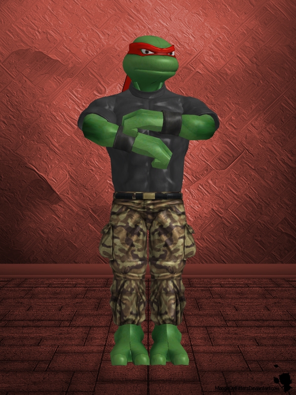 XnaLara - TMNT Raphael Casual Outfit