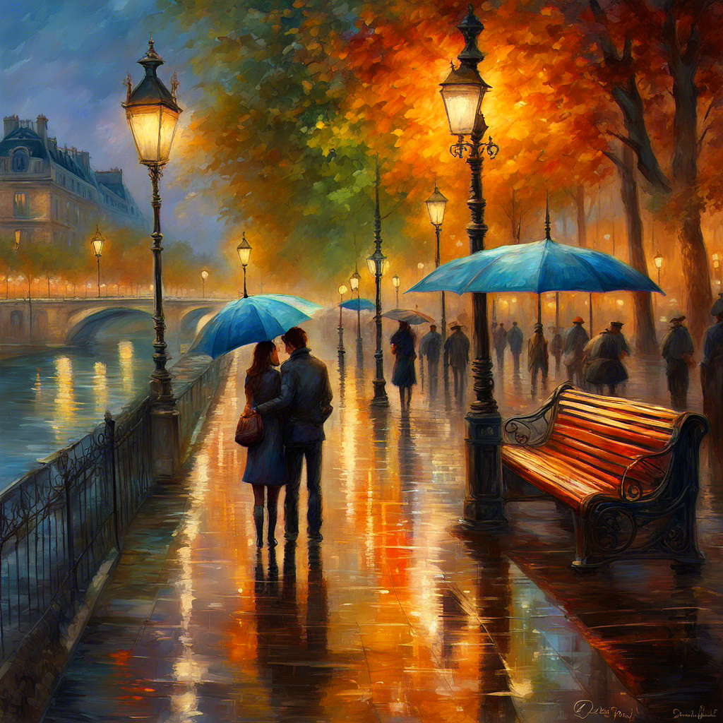 A Couple In The Rain by ArtyPete2 on DeviantArt
