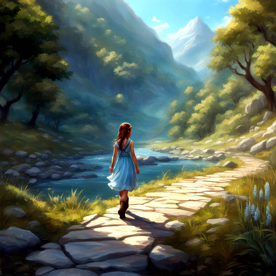 A winding path by Dreamworkart on DeviantArt