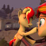 Sunset Shimmer And Her New Pet!